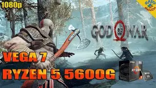 God of War  RYZEN 5 5600G VEGA 7🤔1080p FSR