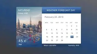 Animated Weather Icons Pack with Weather Forecast Template 04