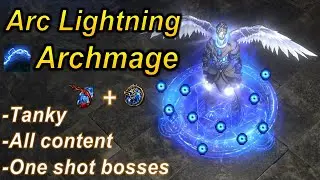 [3.23] Arc Lightning Archmage is back (One shot bosses) - Path of Exile Affliction