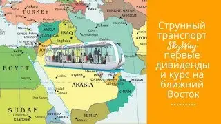 Струнный транспорт SkyWay первые дивиденды и курс на Ближний Восток