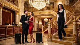 He entered with his mistress, and his wife calmly walked down the stairs.