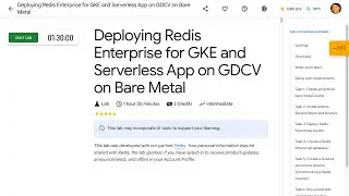 Deploying Redis Enterprise for GKE and Serverless App on GDCV on Bare Metal GSP938