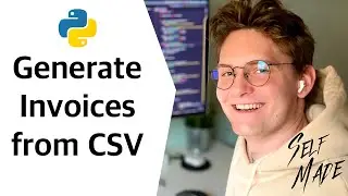 Automatically generate PDF Invoices from CSV / Excel files using Python