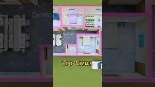 3D Top Views #interview #3dhouse #eragrazkhan #trendingshorts #3d #shorts #ghar #3dart #elevation