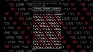 Print ❤ I LOVE YOU ❤ in C program #cprogramming #short #clanguage #shortsvideo #c