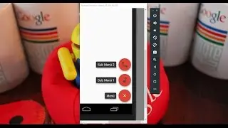 Menú con Floating Action Button (FAB) Botón Flotante