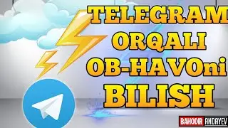 Telegram orqali OB-HAVOni bilish