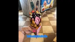 Кафе с вкусным мороженым TallinnBubbleWaffle
