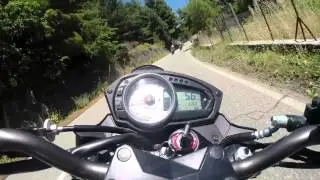 Gopro Hero 3+ su Kawasaki Z750 - Salita Etna