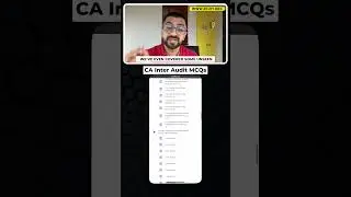 Score 100% marks in CA Inter Audit MCQs and CASE STUDY! | Neeraj Arora 