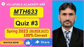 MTH633 Quiz No 3 100% correct Solution Spring  2023 | mth633 quiz 3 spring 2023