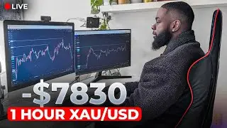 LIVE TRADING XAU/USD: I Lost $7830 In 1Hour With TWO TRADES