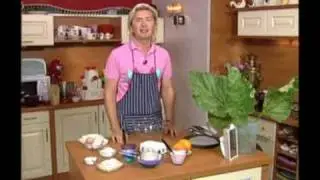 Апельсиновый торт с ревенем