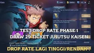 DRAW 29 TICKET JUJUTSU KAISEN PHASE 1
