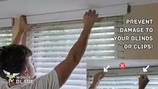 How to Install Blind Valances without Breaking your Blinds or Valance Clips