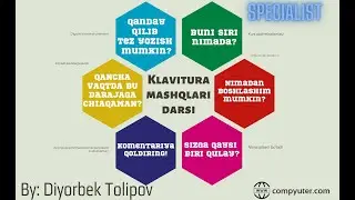 Klavitura mashqi darsi, qanday qilib tez yozish mumkin siri nimada? Bepul darslarim, Ko'proq o'qing