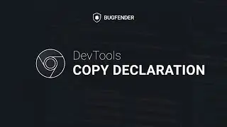 Google Chrome Tools - Copy CSS Declaration