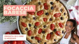 FOCACCIA BARESE: la mia versione Croccante e Soffice in sole 3 ore e mezza!