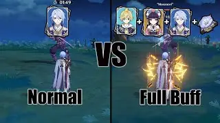 Ayato Mika Yunjin team test - Genshin impact
