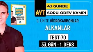 📍ALKANLAR 33. GÜN 1.DERS l AYT SORU - ÖDEV KAMPI KAMPI