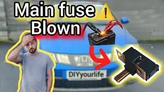 Jump-Starting a Car WRONG Can Blow Your Main Fuse! (HONDA Multiblock Fuse/Battery fuse Explained)
