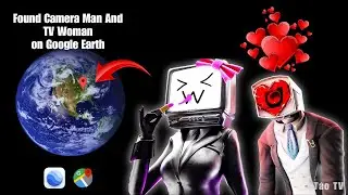 Found Camera Man x TV Woman on Google Earth! 