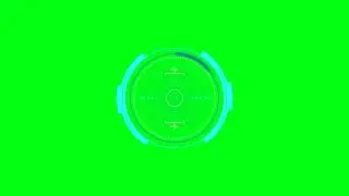 Head up display target green screen