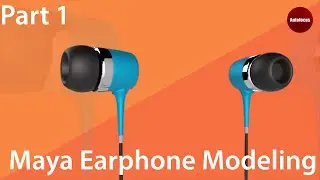 Maya Earphone Modeling part 1| Audio Jack |  Maya Tutorials [Hindi]