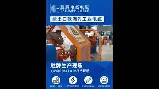 TRIUMPH CABLE FACTORY FREE SAMPLE AVAILABLE  production site YJV4X185 1X95
