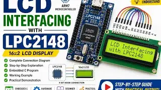 LCD Interfacing with LPC2148 | 16x2 LCD Tutorial