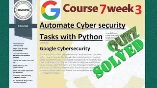 Answers|Automate Cyber security Tasks with Python| course 7 week 3 |Google Cyber Security|Coursera