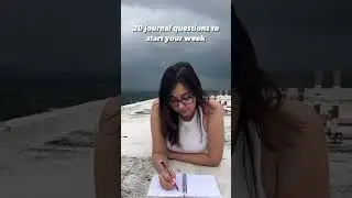 I start my week with these 20 Journal questions❤️ (Read Description)