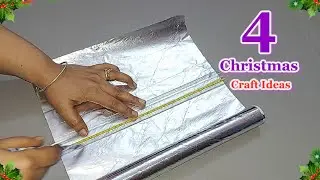 4 Economical Christmas Decoration idea with simple material |DIY Affordable Christmas craft idea🎄246