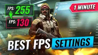 BEST FPS SETTINGS In 1 MINUTE - CS:GO #Shorts