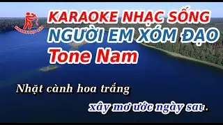 Karaoke Người Em Xóm Đạo Tone Nam beat chuẩn hay - Karaoke Kẹo Kéo