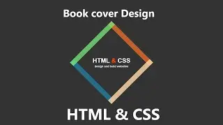 book cover design using html css