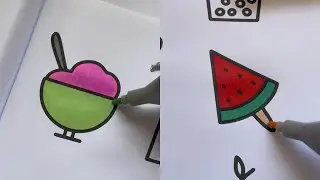 Relaxing Colouring (no talking) Marker ASMR (no mid-roll ads!)