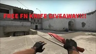 CS:GO FN GUT KNIFE SLAUGHTER SHOWCASE+ TWITTER GIVEAWAY