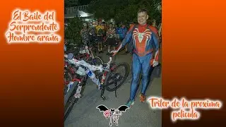 🕷🎉 ¡El Hombre Araña se unió a la rodada de Halloween y nos sorprendió con su mejor baile! 🚴‍♂
