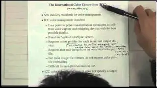 Digital Image Processing I - Lecture 29 - White Point, Color Transforms, and sRGB