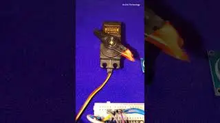 Servo motor control using ultrasonic sensor and Nodemcu