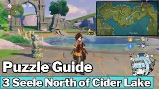 3 Seelie Puzzle north of Cider Lake (Mondstadt) - Genshin Impact