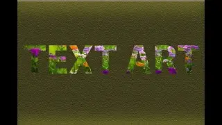 Text Clipping Mask with using Photoshop