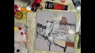 abstract art in progress