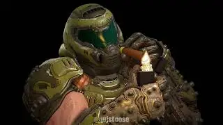 DOOM Slayer smoking meme (Jax Briggs MK11)