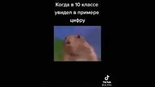 Когда в 5 классе увидел в примере букву, а десятом цифру😂