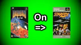SNES Doom Running on The Super FX 1 Chip from Star Fox (Patch Download)