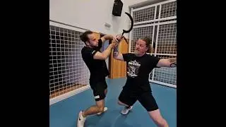 European swordfight combat sickle technique #32 #shorts #sword #action #martialarts