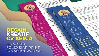 Tutorial Mengedit CV lamaran kerja