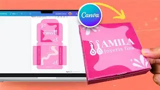 📦Diseña un empaque en Canva para tu marca + Plantilla GRATIS